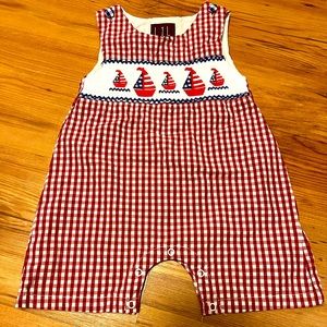 Lil Cactus smocked sailboat jon jon